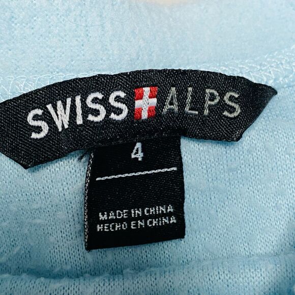 Swiss ALPS GIRL Fleece pajamas Set Size 4 - Picture 3 of 3
